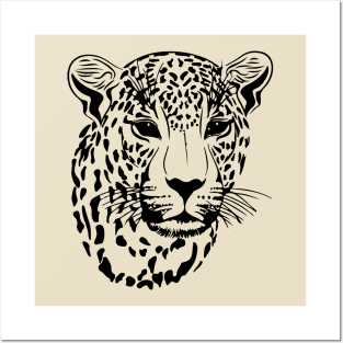 Panthera pardus Posters and Art